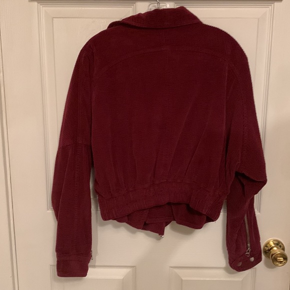 Free People Maroon Corduroy Jacket - Picture 2 of 14